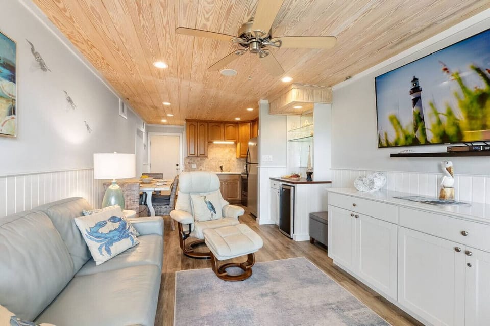 Coastal charm meets comfort with plenty of natural light.