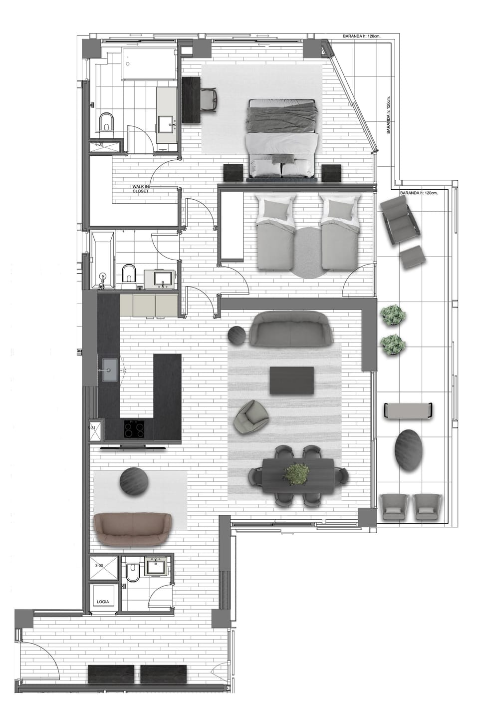 Terrace/patio