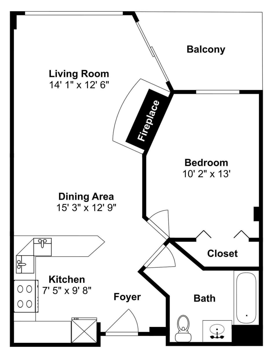 Condo (1 Bedroom) | Property amenity