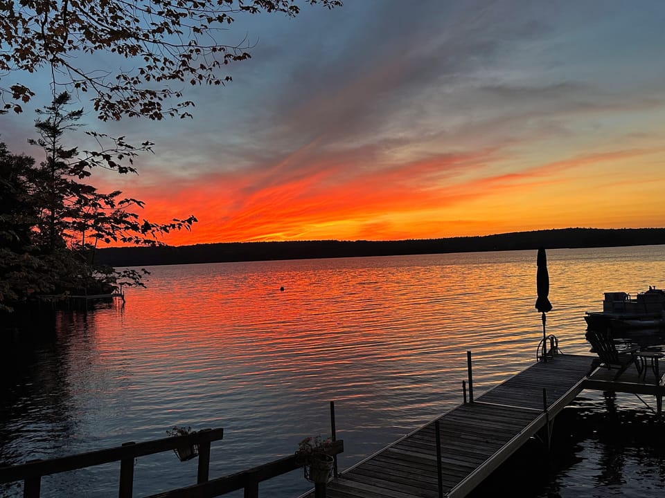 Westerly views offering stunning sunsets