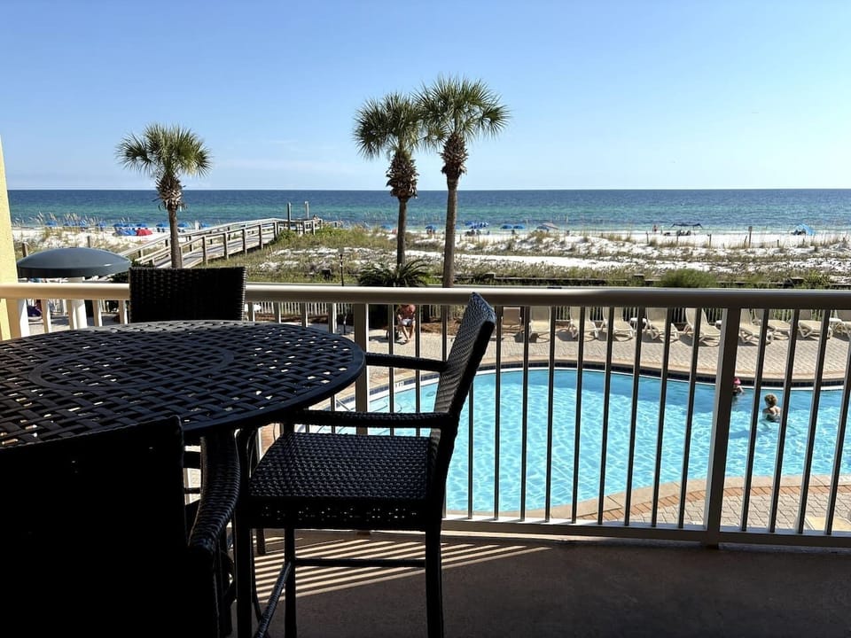 Stunning gulf views from the balcony