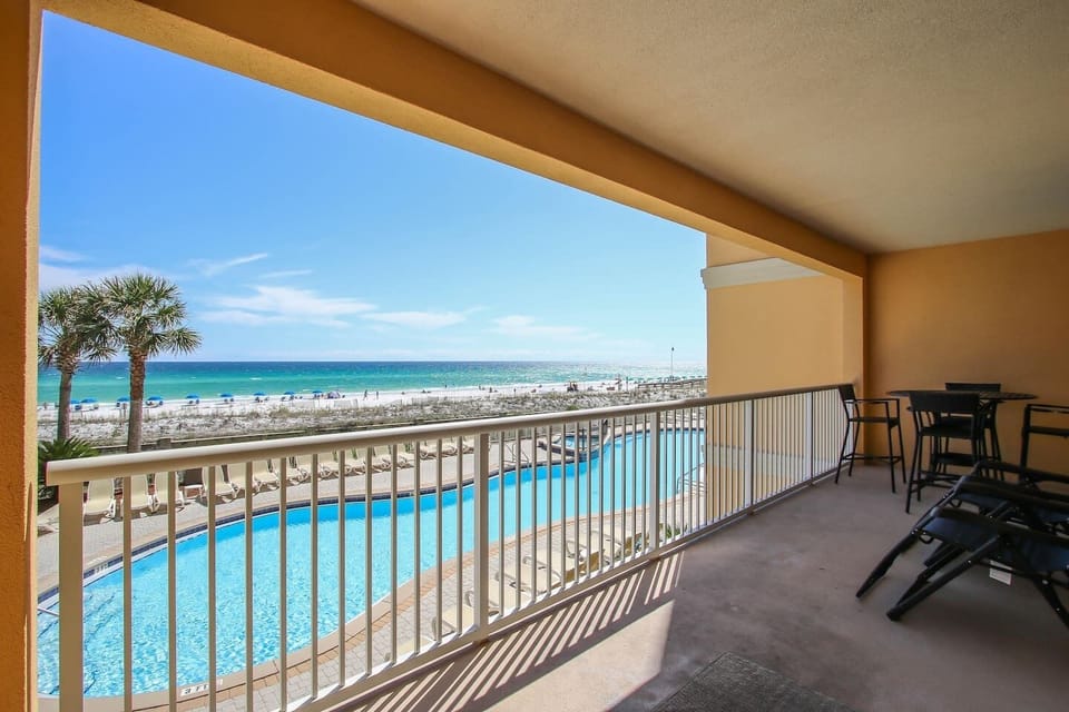 Stunning gulf views from the balcony