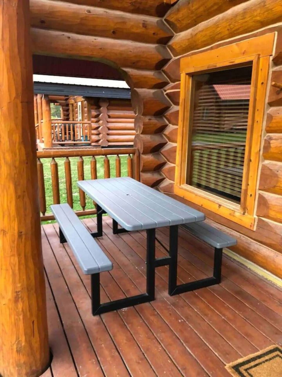 Enjoy family time on the outdoor table