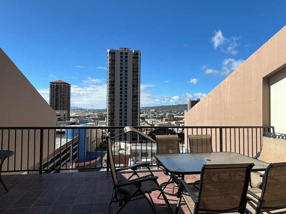Large patio
