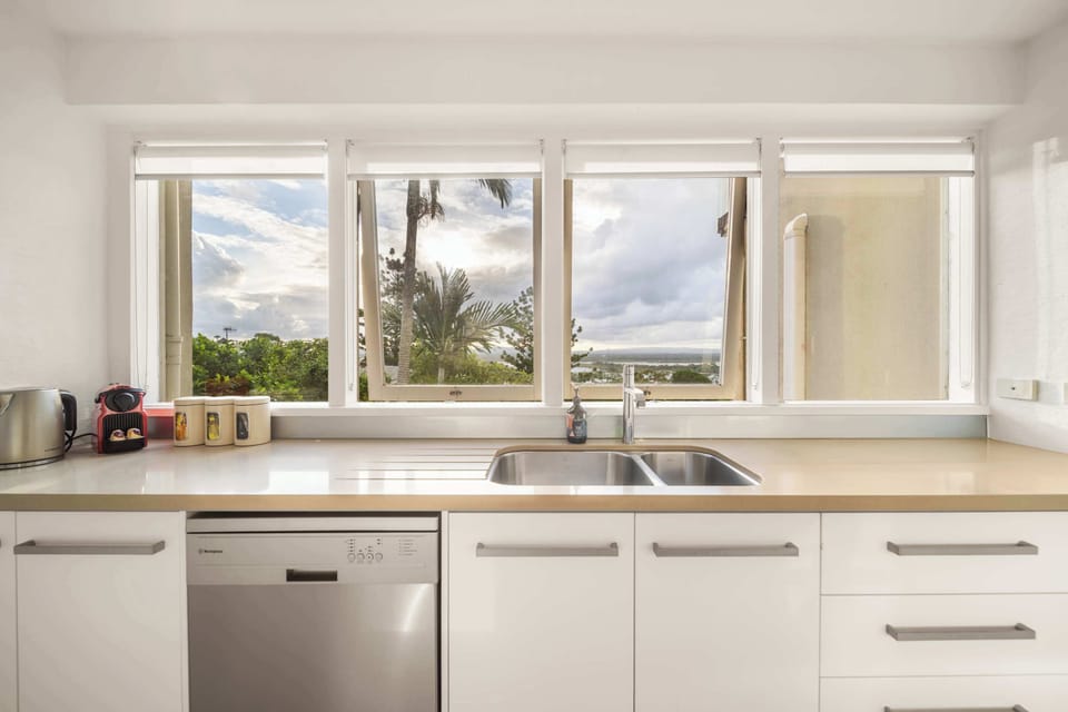 Wake up to sunny views while you prep breakfast or brew your morning espresso with the Nespresso machine