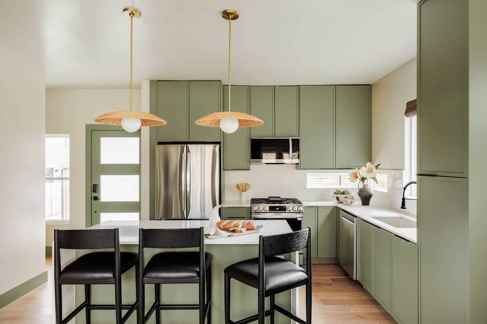 Open Concept Kitchen | First Floor | Fully Equipped | Gas Stove | Essential Cookware | Bar Seating