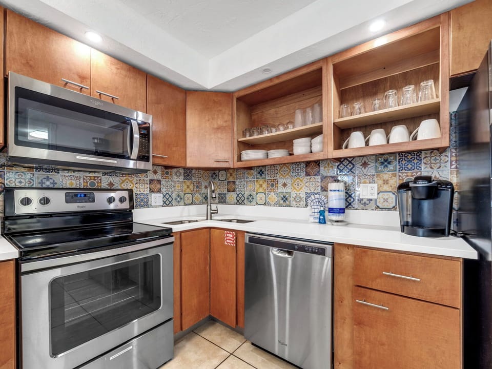 Fully equipped kitchen