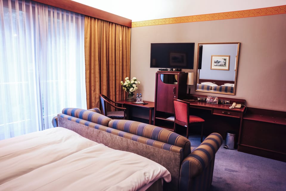 Business Double Room | Iron/ironing board, free WiFi