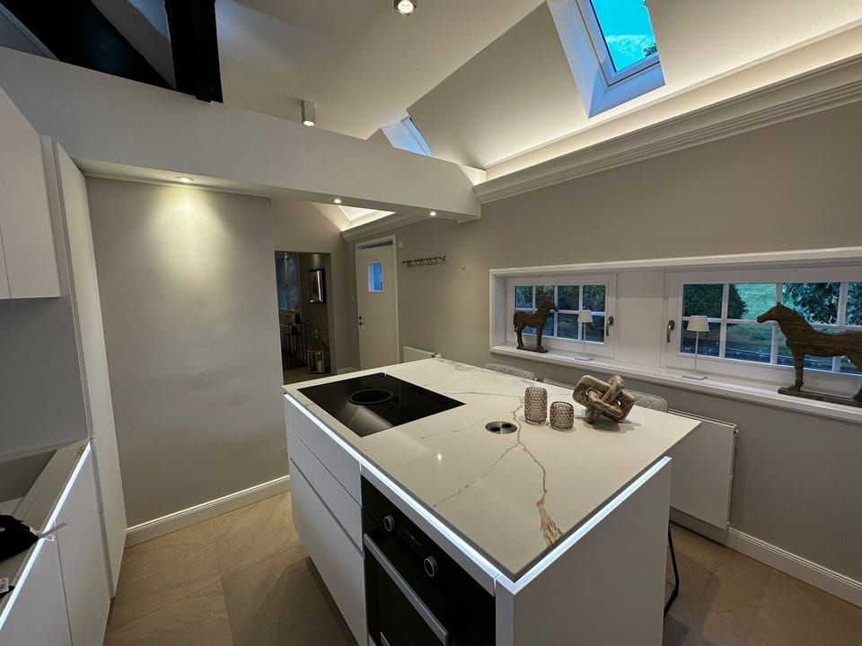 Luxury Suite, Garden View | Private kitchen | Full-size fridge, stovetop, dishwasher, espresso maker