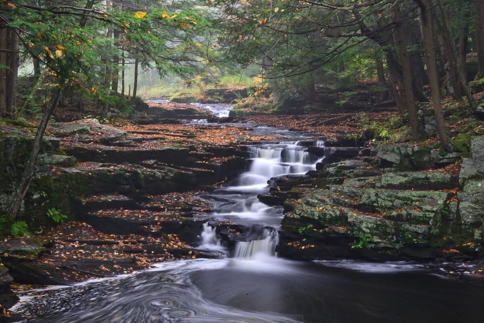 Hiking just minutes away in Promised Land State Park.