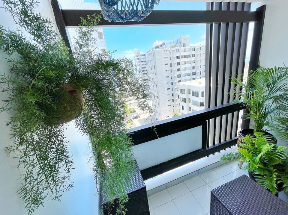 Private Balcony with two chairs. 