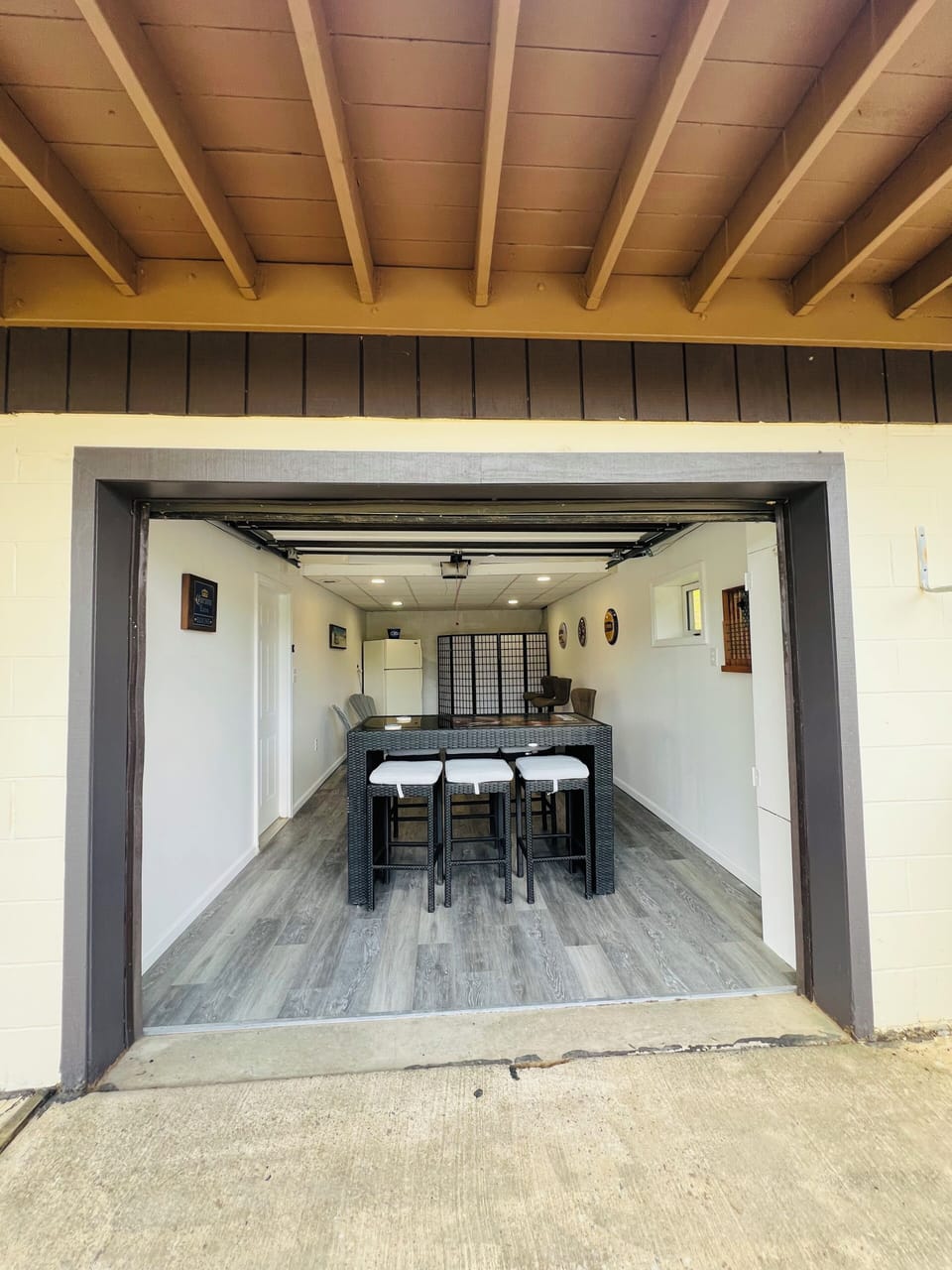 Garage - Indoor/Outdoor Bar area.
