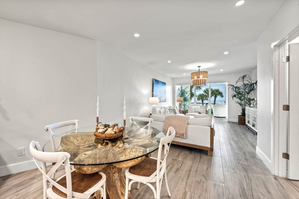 Dine with a view of the waves and unwind just steps away—open-concept living that flows as easily as your vacation.