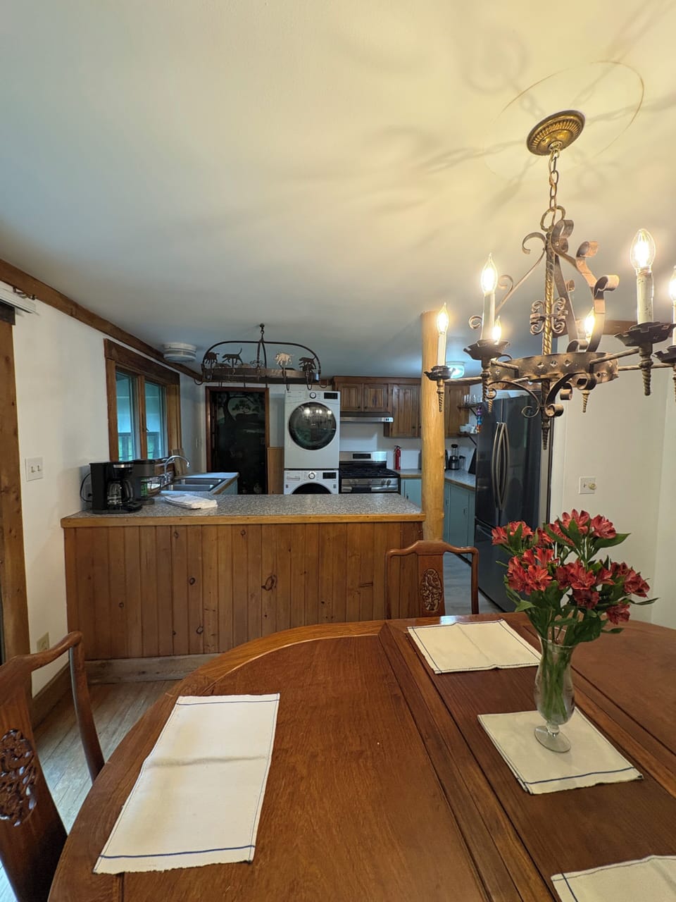 Washer/Dryer in kitchen