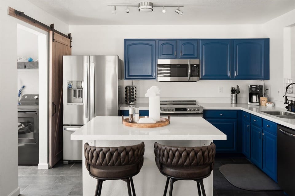 Your culinary adventure starts here. This kitchen is stocked and ready for everything from your morning coffee to a gourmet meal.