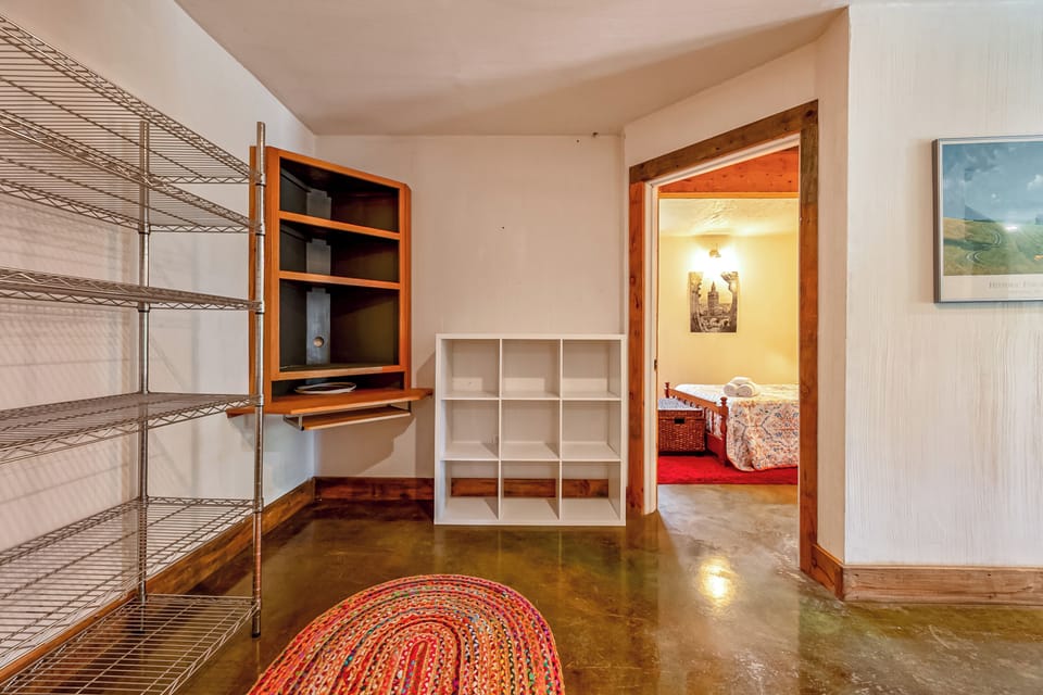 Built-in storage and shelving