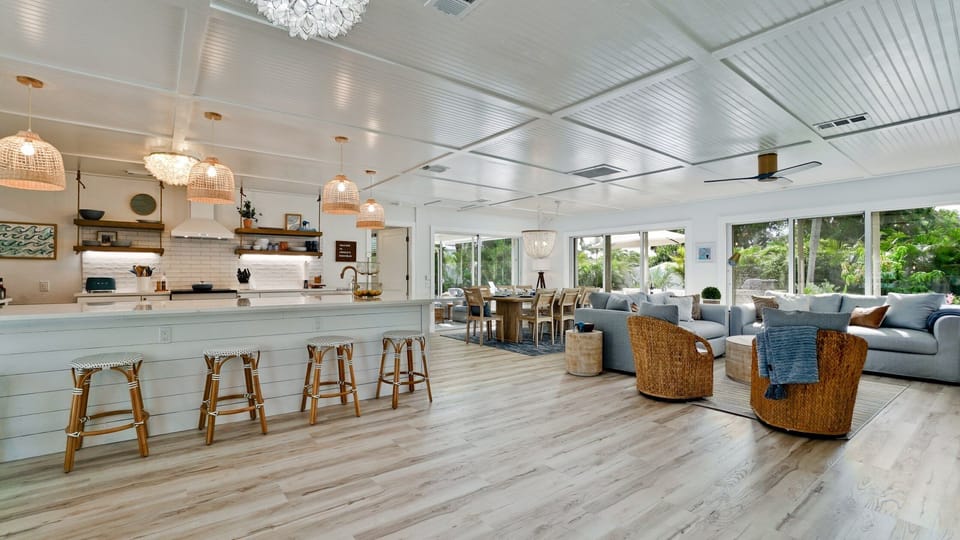 Open concept living.