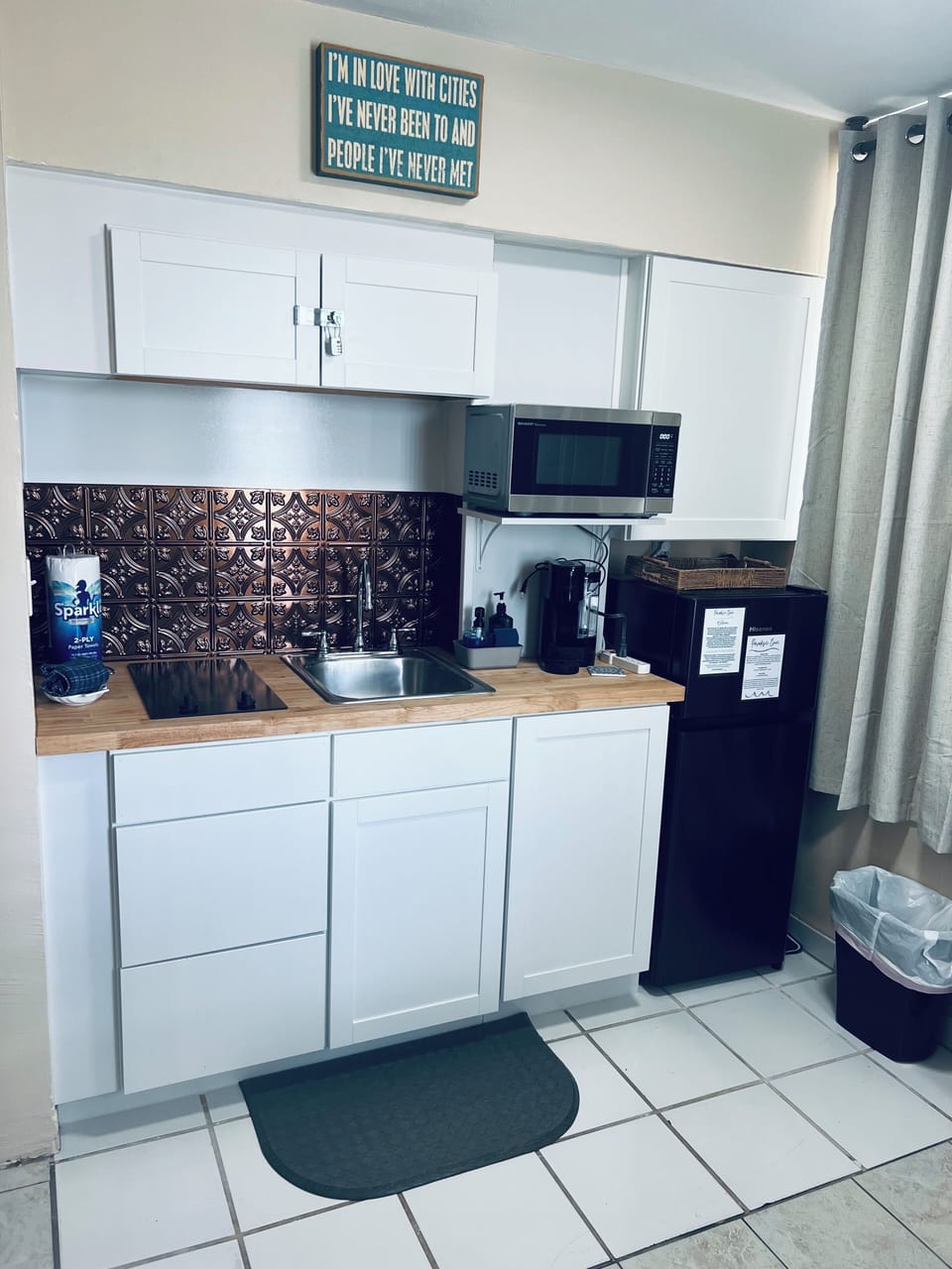 Kitchen area.