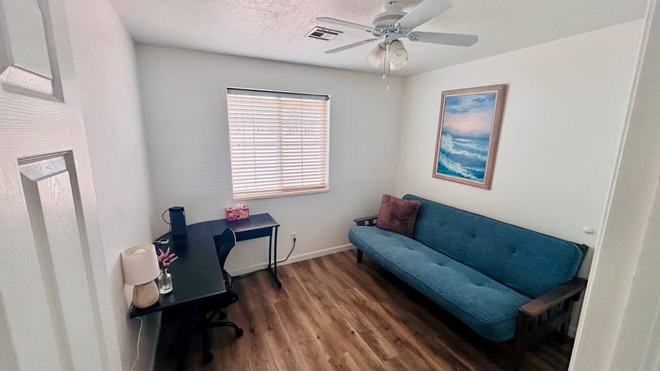 Flex Room with Desk & Futon Bed