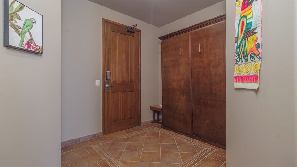 The hall entryway