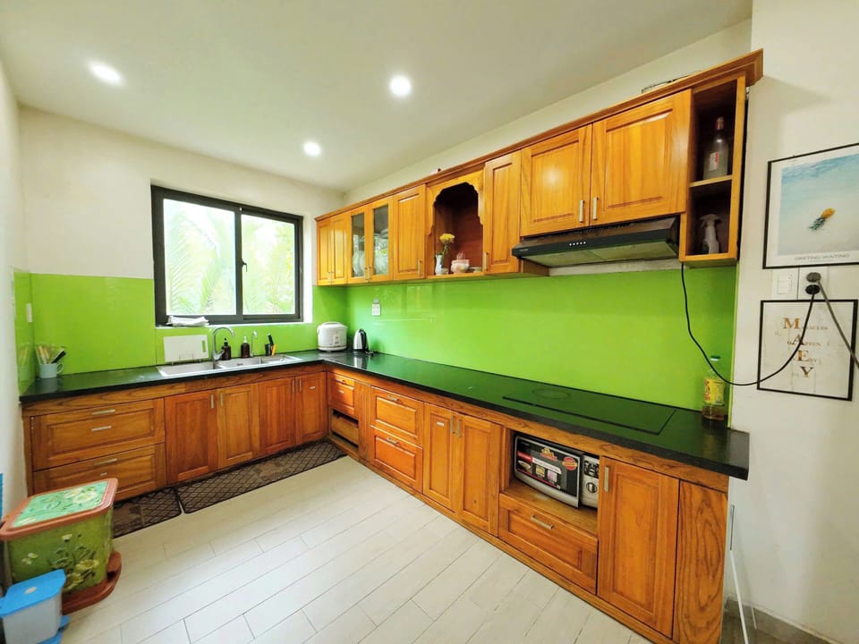 Luxury Villa, Pool View | Private kitchen
