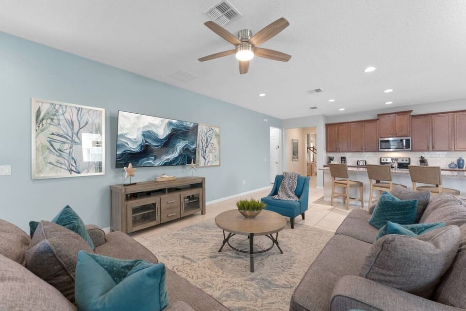 LIVING ROOM#Disney #Parks #kingdom #springs #Lake #resort #Apartment #Vacation #Rental #waterpark #Kissimmee #Orlando #universal #citywalk #Solara #FlowRide #surfsimulator