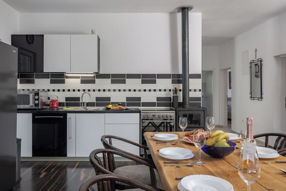 Kitchen and dining area