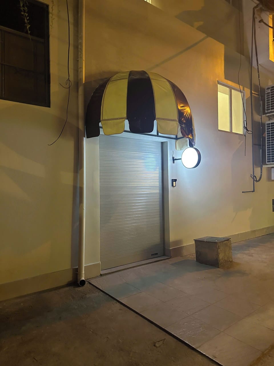 Interior entrance