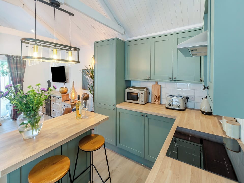 Kitchen area | Clouds Hill Lodge, Newton Abbot