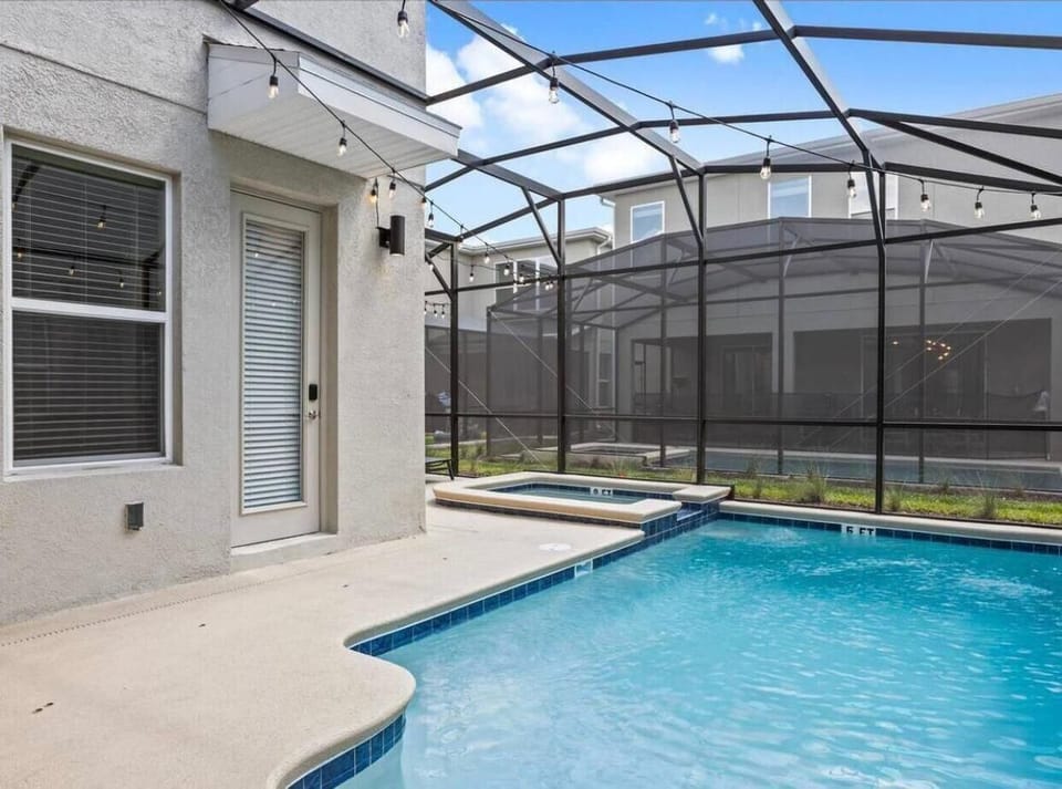 A luxurious private pool designed for peaceful swims and ultimate relaxation.