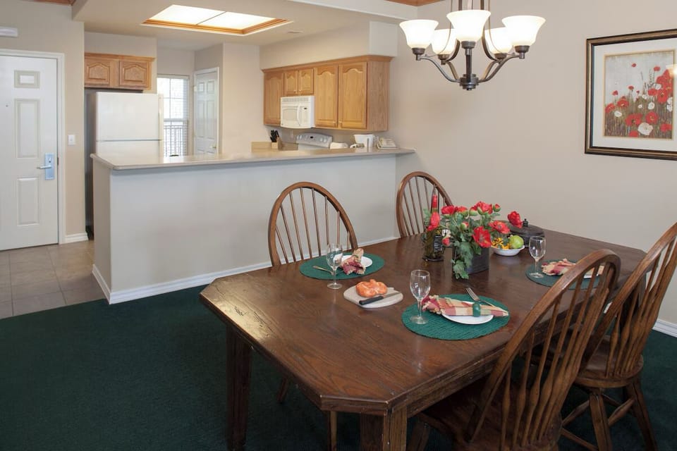 Gather for cozy dinners in an open, welcoming layout.