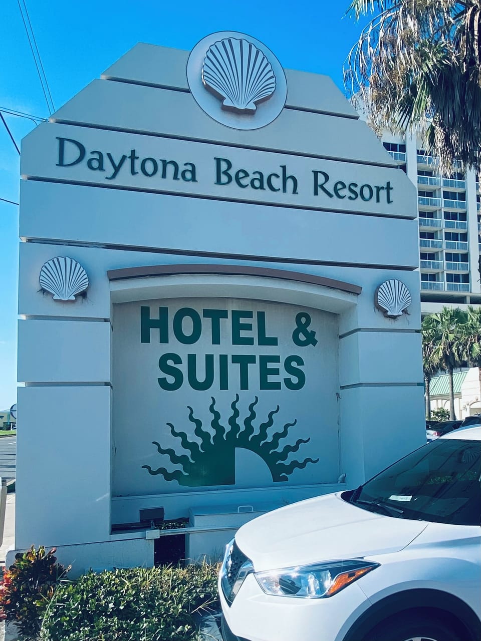 Building sign.