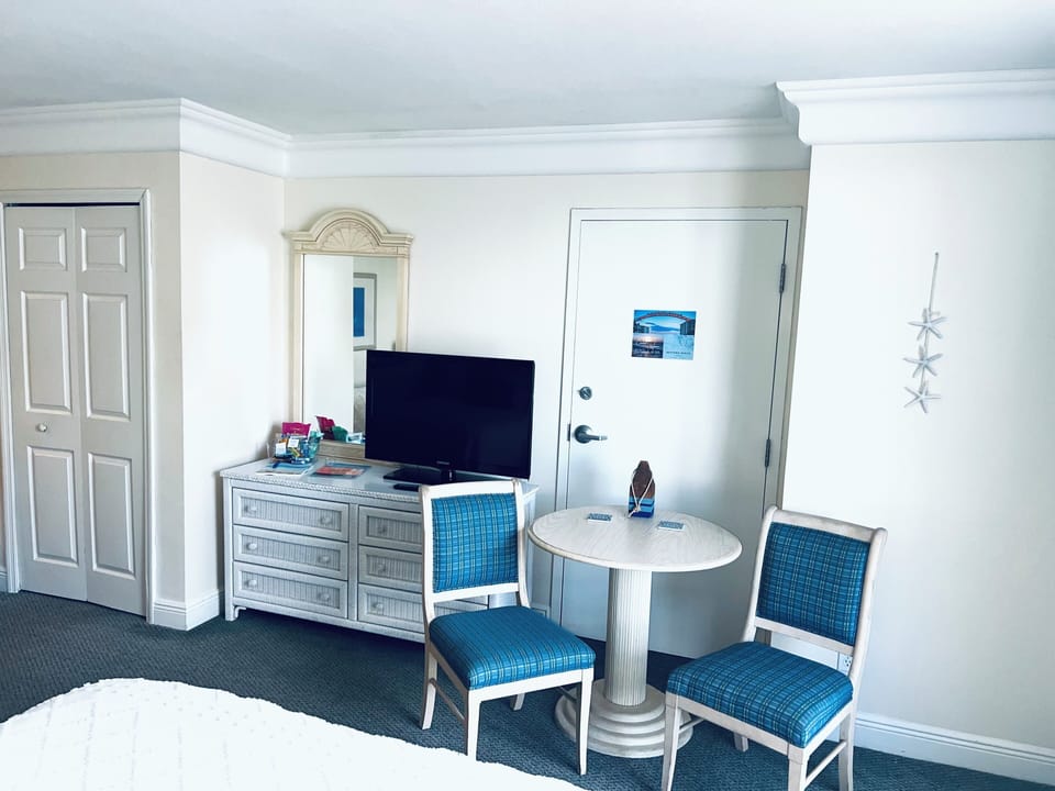 T.V. and dining area.
