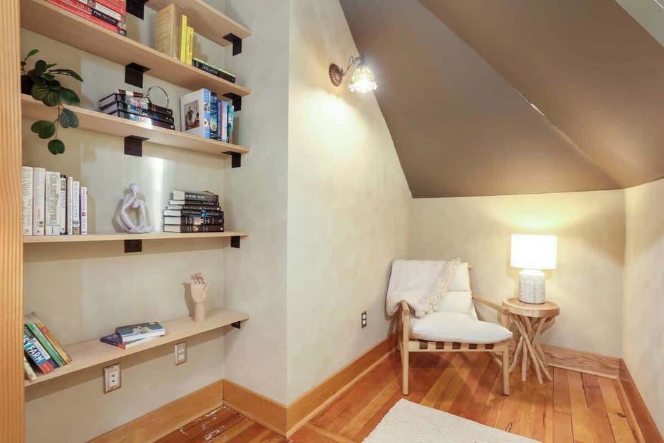 Enjoy some relaxing time reading a book in our nook