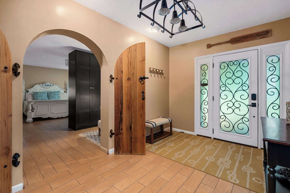 Entryway — 1st-Floor King Ensuite Right off the Entry: No Stairs for Grandparents
