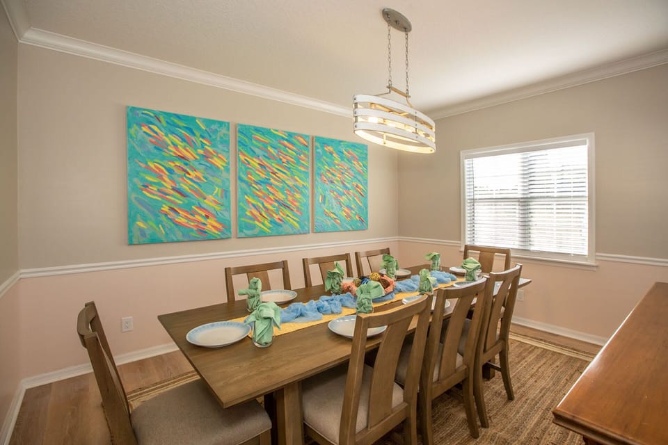 Formal dining room for family gatherings