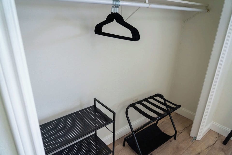 Plenty of closet space in the King bedroom