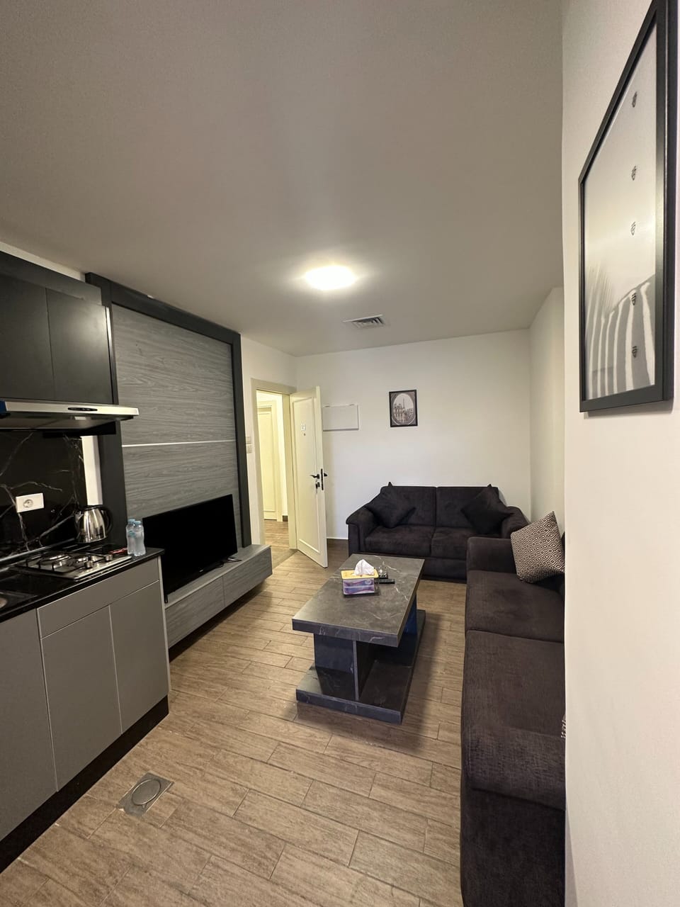 Apartment, 1 Bedroom, Accessible, Smoking | Living area