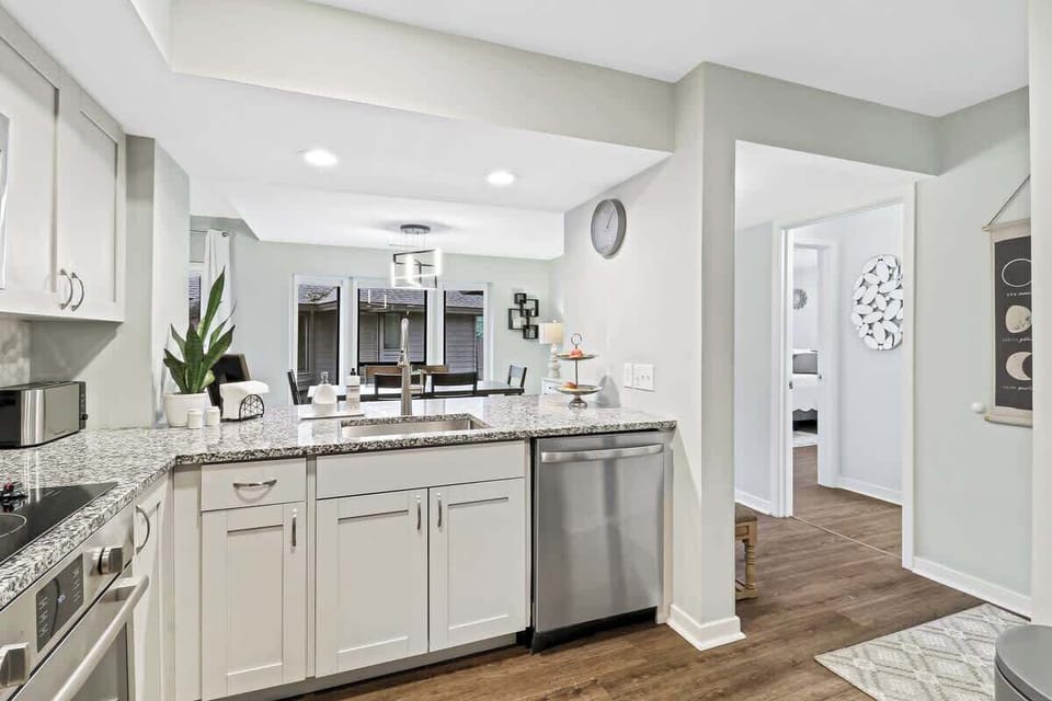 Kitchen with Stainless Steel Appliances