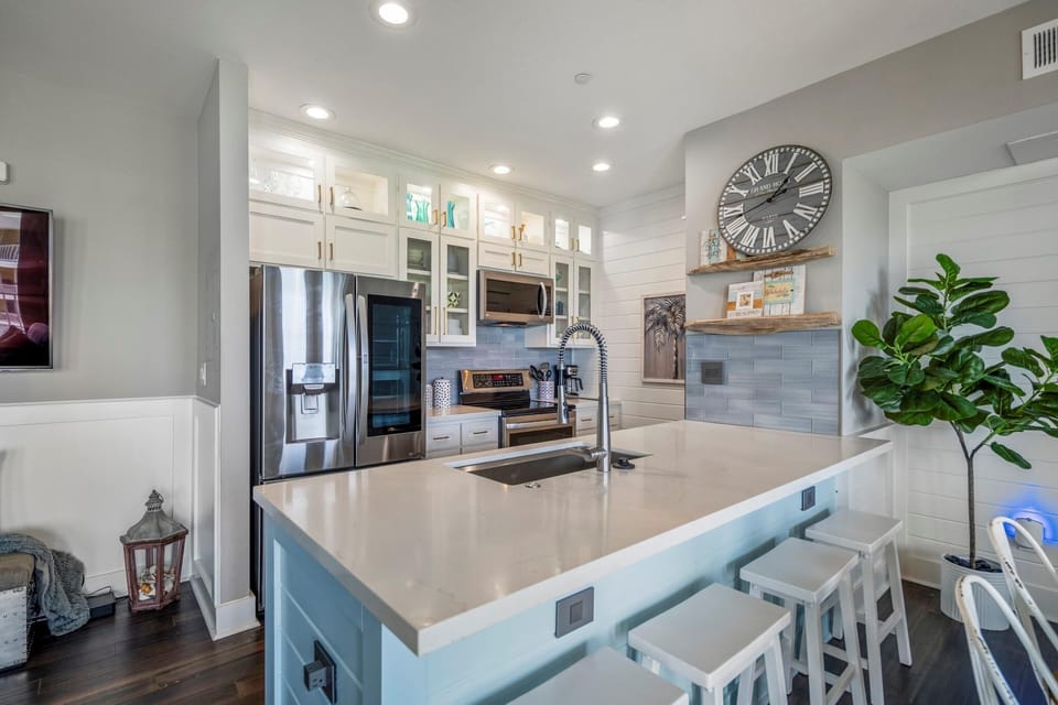 All new appliances and cabinetry.