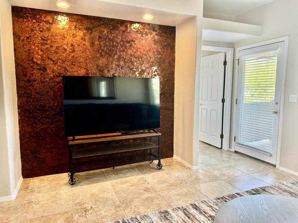 Large smart TV in great room