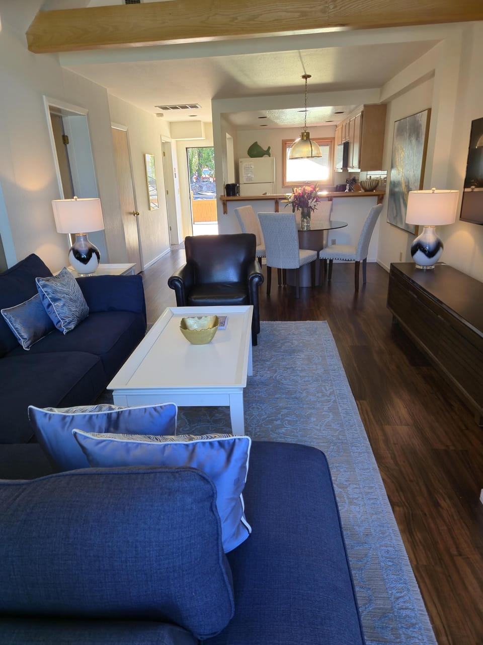 Living Room and Dining Area