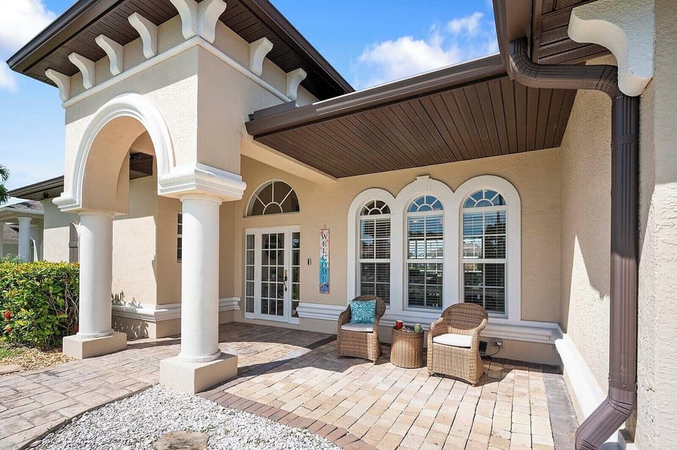 Enjoy Your Morning Coffee with this Eastern Exposure Outdoor Sitting Area