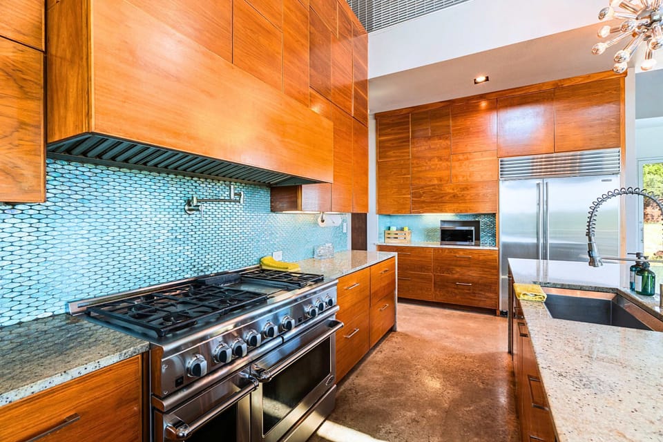 Fully equipped kitchen space for group meals and celebrations