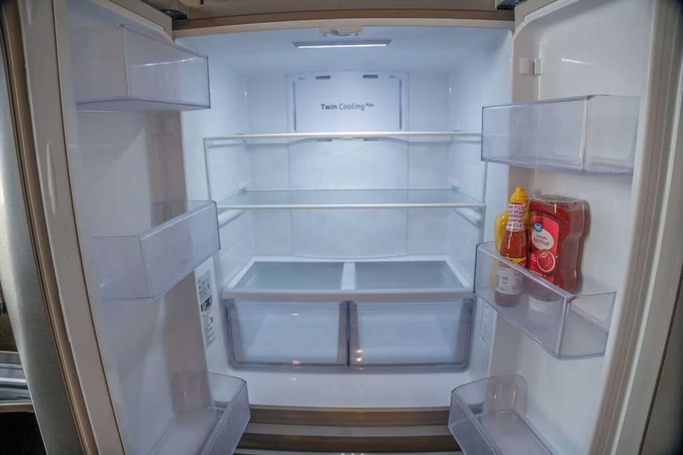 A modern appliance for keeping your food and beverages fresh and cool.