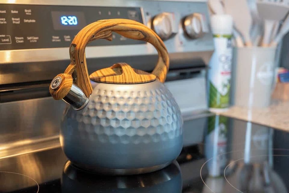 A convenient appliance for boiling water quickly, ideal for making tea, coffee, and other hot beverages.