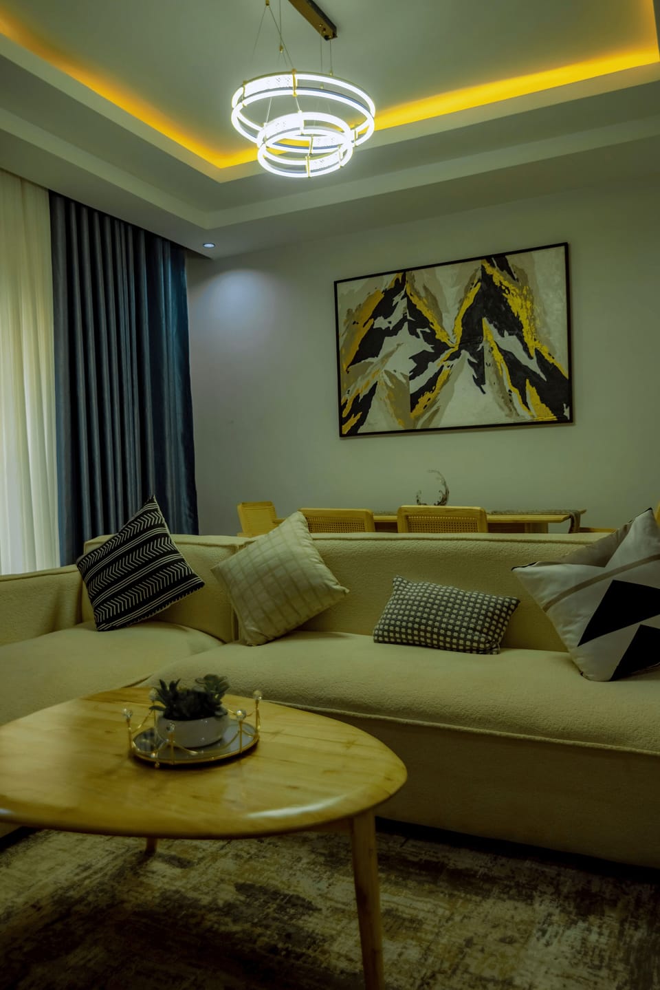 Deluxe Apartment, Balcony | Living area | TV