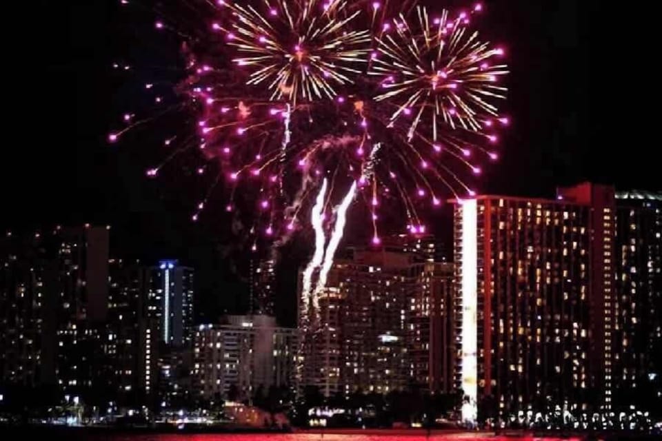 Friday night Hilton fireworks