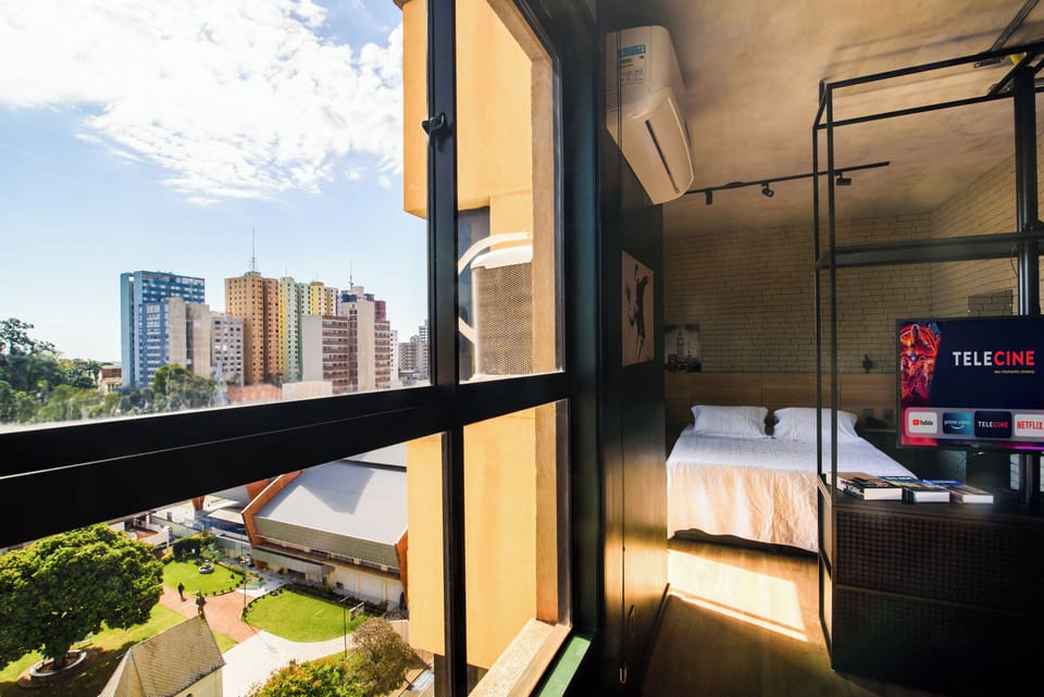 Deluxe Apartment, Jetted Tub, City View | Laptop workspace, free WiFi, bed sheets, wheelchair access