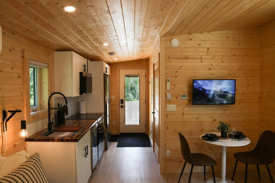 Your cozy kitchen and dining area